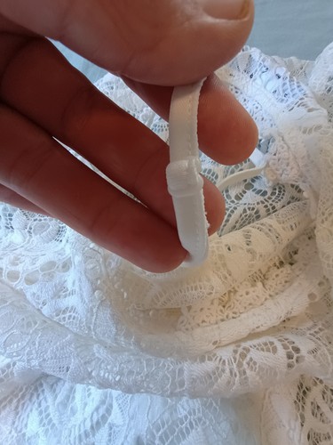 Vintage Sears OpenLace Blouse M Removable Tank Victorian Festival Fairy Romantic - Picture 6 of 14