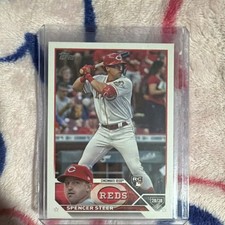 Topps Series 2 Spencer Steer Cincinnati Reds RC 489 Baseball MLB Base Set 2023