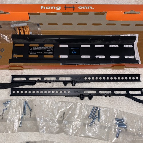 Hang Onn Fixed Tv Wall Mount 32”-86” Size Tv Quick Release Cords Built In Level - Picture 7 of 7