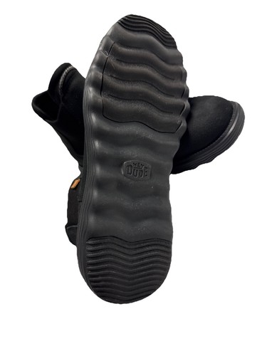 Bota negra Hey Dude Branson talla 11 M sin cordones. Piel de vaca hombre - Imagen 10 de 19
