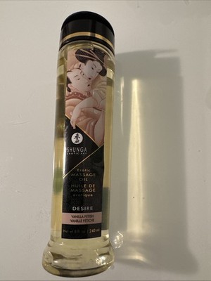 Shunga Massage Öl Desire Vanilla 240 ml Erotik Vegan Vanille Entspannung