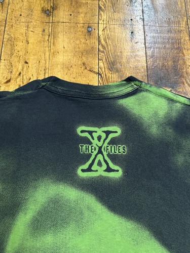 Vintage The X Files Trust No One 1994 Shirt Size XL Stanley Desantis AOP - Picture 12 of 16