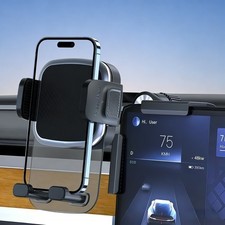 for Tesla Model 3 Y S X Cybertruck Screen Car Phone Clip Holder Mount Stand 360 