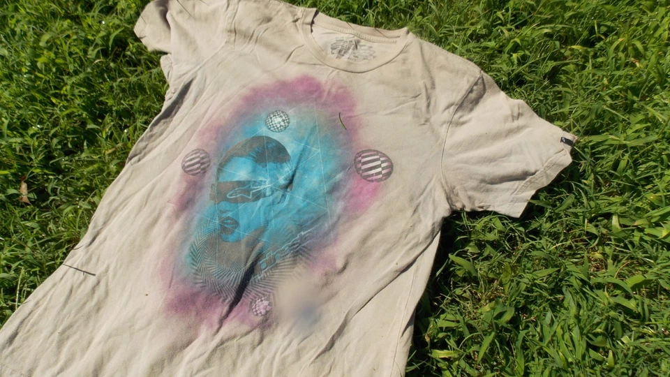 Camiseta Alpinestars Para Hombre Pequeña Azul Tostado Y2K Patinaje Motociclista Retro Moto Slim Foto 3 de 4