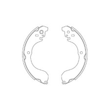 TRW Bremsbackensatz hinten 5191306AA | 877047