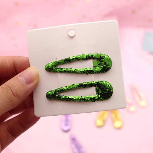 8 Pcs Hairpin Clips for Styling Candy Color Child Sequin Barrette - Foto 12 di 12