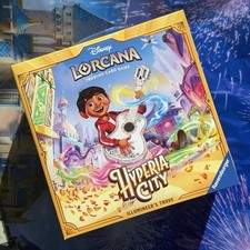 Disney Lorcana Hyperia City Illumineer's Trove Box Factory Sealed NEW IN HAND