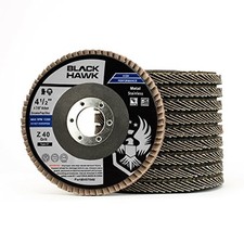Grinding and Sanding Flap Discs 4.5 Inch 40 Grit 10 Pack Angle