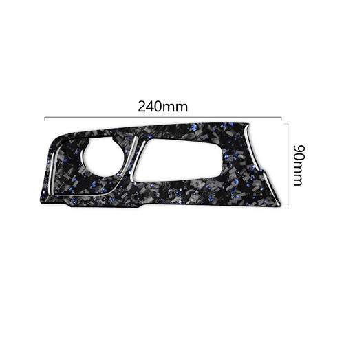 Für BMW G30 5series 2018-2022 Innen Carbon Fiber Getriebe Schalthebel Panel Trim - Picture 3 of 10