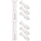  8 PCs Lufte Vorhanginstallationshalterungen Haushaltsläden vertikale