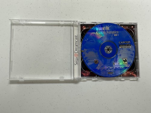 Resident Evil-CODE: Veronica (Sega Dreamcast,2000)CIC w/Manual/2CD's VF Tested!! - Picture 9 of 17