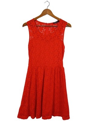 MORGAN Spitzenkleid Damen Kleid Gr. DE 36 rot Casual-Look