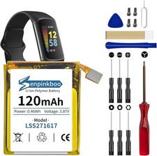 For Fitbit Charge 5 LSS271617 Battery for Fitness Smartwatch FB421 Replacement