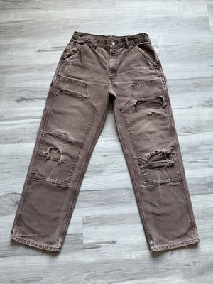 Thrashed Carhartt B136 DKB Double Knee Carpenter Pants - 32x31
