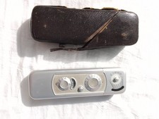 Minox B Subminiature Spy Camera 1:3.5 F 15mm Silver with Case