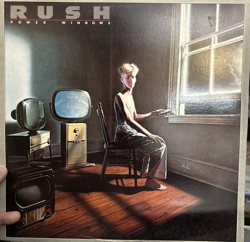 1985 Rush LP POWER WINDOWS Mercury Masterdisc First Pressing All Like New