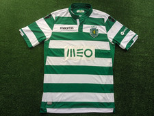 Sporting Lisbon Macron home jersey shirt 2014-2015 size L