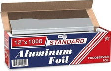 Standard Premium Aluminum Foil  12  X1000 Feet Long  Industrial Size and Streng