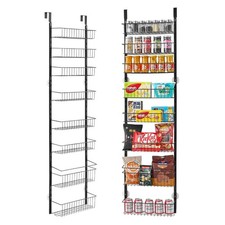Expandable 8-Shelf Pantry Rack Hang or Mount 3 Min Install