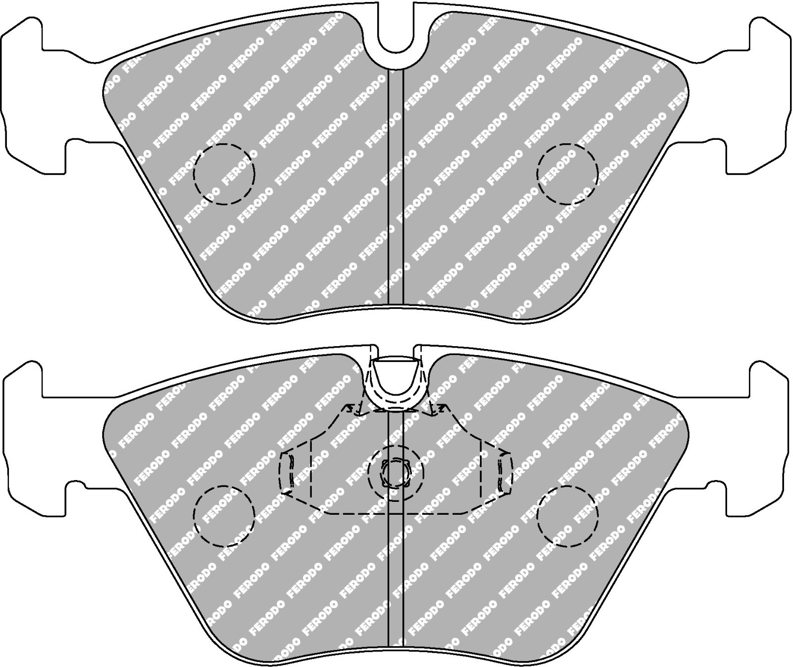 Front Ferodo DS1.11 Brake Pads for BMW 5 Series E39 520 523 525 528 530 535
