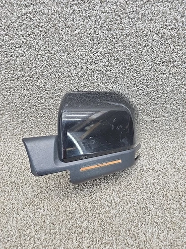 2015-2020 FORD F150 LEFT DOOR MIRROR COVER CAP BLACK *SCRATCHES* OEM