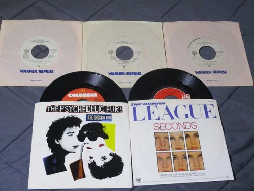 45 RPM 7" Record Lot The Human League / Psychedelic Furs & Prince