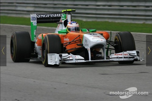 Modello Force India VJM04 2011 Monaco GP 1/43 firmato da Paul di Resta - Foto 6 di 12