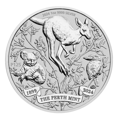 Lot of 10 - 2024 Australian 125th Anniversary Silver 1 oz .9999 Fine BU - Picture 2 of 3