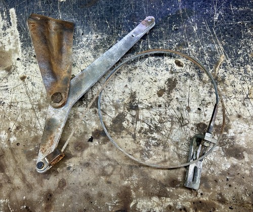 1955 CADILLAC 1st STAGE PARKING BRAKE CABLE ASSEMBLY ( OEM USED SET ) A+ - Bild 3 von 4