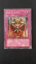 Yugioh Jar Of Greed LON-047 Super Rare Original Print LP