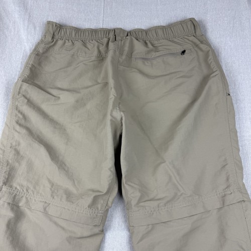 North Face Pants Mens XL Khaki Zip Off Hiking Outdoor Paramount Convertible EUC - Picture 7 of 13