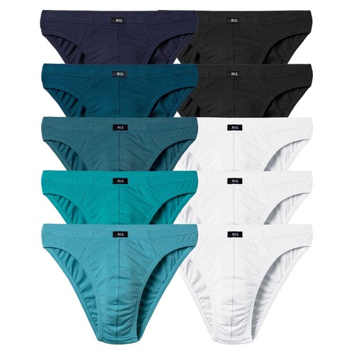 10 HIS Herren Minislips H.I.S schwarz bunt blau weiß Baumwolle 95/5 Unterhosen - Bild 2 von 35