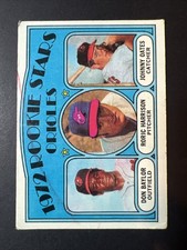 1972 Topps Orioles Rookie Stars Don Baylor, Johnny Oates, Roric Harrison #474