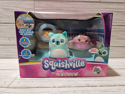 Squishville by Squishmallows Mini Plush Pool Party Playset