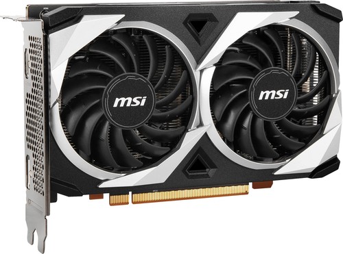 msi Radeon RX 6500 XT MECH 2X 4G OC Graphic Card Black (V508-003R) - Picture 3 of 6