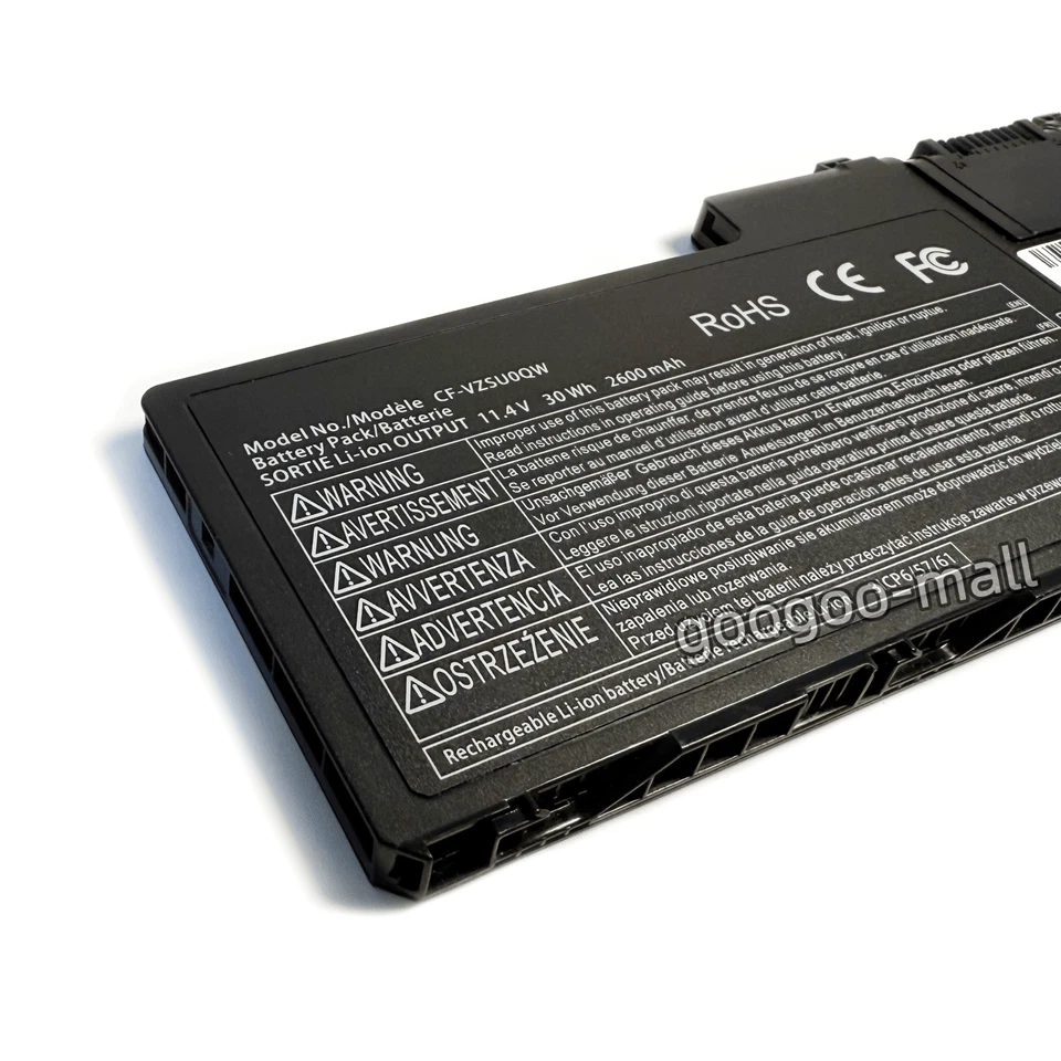 Nueva batería OEM 2600mAh CF-VZSU0QW para Panasonic ToughBook CF-20 Toughpad FZ-A2 Foto 3 de 4