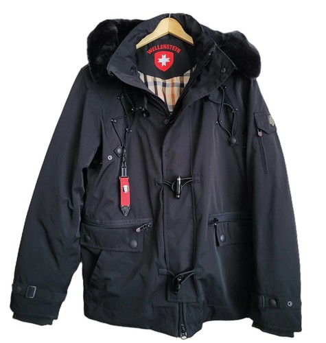 Chaqueta de invierno Wellensteyn High Voltage para hombre talla XL negra con capucha parka - Imagen 1 de 12