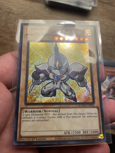 Elemental Hero Neos BLMM-EN003 Secret Rare 1st Ed NearMint +Bonus FREE SHIPPING! - Picture 4 of 16