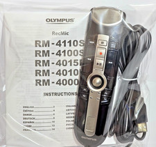 Olympus RecMic II RM-4010P Unidirectional Corded Push Button Microphone