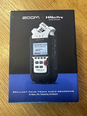 Zoom H4n Pro Digital 4 Track Audio Recorder Opened Box- Never Used!