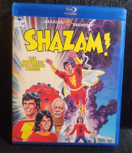 SHAZAM - DIE KOMPLETTE LIVE ACTION SERIE BLU-RAY 4 DISC SET DC BILLY BATSON SEHR GUTER ZUSTAND
