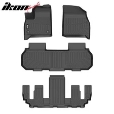 Fits 24-26 Chevy Traverse GMC Acadia Buick Enclave W/7 Seats TPE 3D Floor Mats