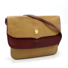 Vintage Cartier Must Line Two-Tone Leather Shoulder Bag Body Cross gift mzmr A