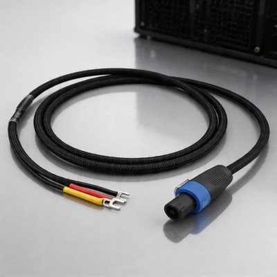 REL 3 Wire OFC Sub Speaker Cable Hi-Level Subwoofer Audio Cable for REL BK MJ 
