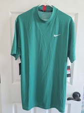 Nike Tiger Woods Collection Dri-Fit ADV Green Golf Polo Shirt Mens Large NWT