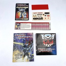 Vintage G1 Transformers Prowl New Stickers Label Sheet Manual Tech Specs Vintage G1 Transformers Prowl New Stickers Label Sheet Manual Tech Specs