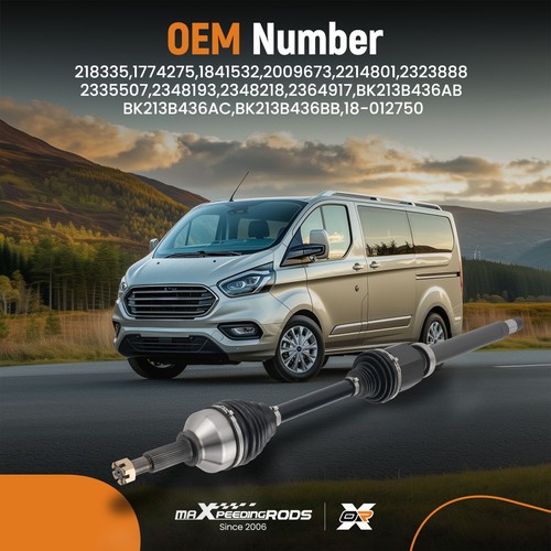 Eje De Transmisión For Ford Transit Custom Bus Box 2.0/ 2.2 Tdci Derecha - Picture 3 of 20