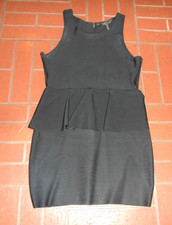 BCBG Maxazria LBD little black dress Sz LG "FRANCIS" peblum bandage pencil dress