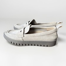 Vionic Uptown Loafer Women  s Size 8 Gray Suede Comfort