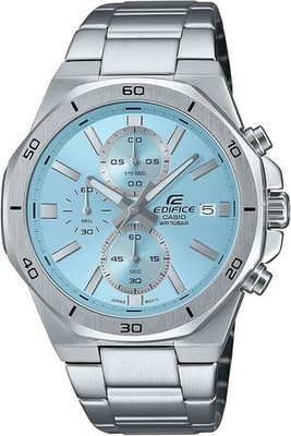 CASIO EDIFICE Men Watch EFV-640DJ-2BJF Blue Dial Sport Chronograph New